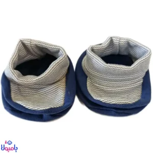 پاپوش نوزادی نیلی طرح ماشین