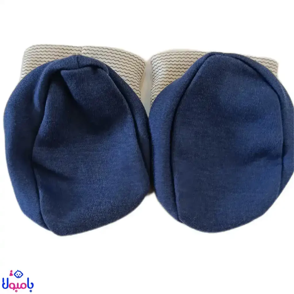 پاپوش نوزادی نیلی طرح ماشین