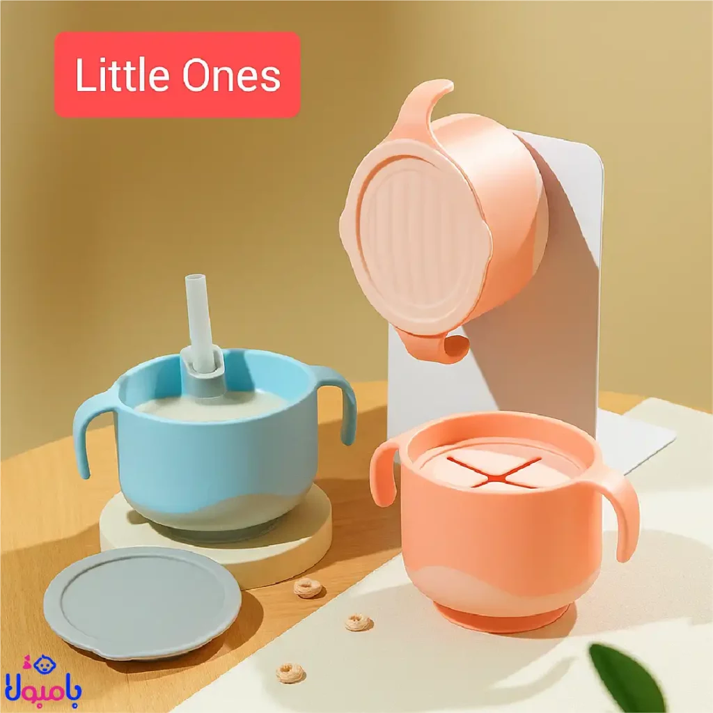 کاسه چسبان 4 تکه قابل تغییر به لیوان نوزادی Little ones
