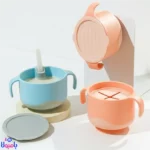 کاسه چسبان 4 تکه قابل تغییر به لیوان نوزادی Little ones