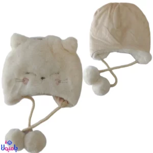 کلاه زمستانی نوزادی طرح موش