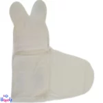 قنداق چسبی نوزاد ۵تیکه سفید ساده برند جونیورز