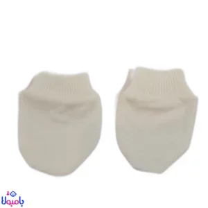 قنداق چسبی نوزاد ۵تیکه سفید ساده برند جونیورز