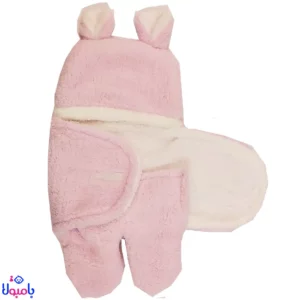 قنداق پادار نوزادی ساده TTbaby مدل گوش دار61*74 سانتیمتر