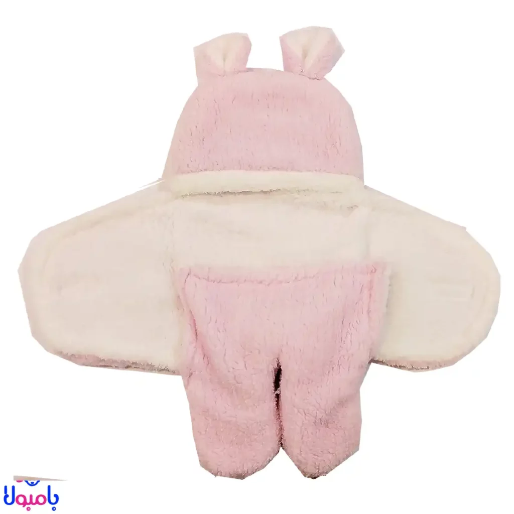 قنداق پادار نوزادی ساده TTbaby مدل گوش دار61*74 سانتیمتر