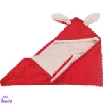 پتو دورپیچ گوجه ای نوزادی
