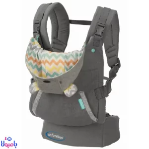 آغوشی نوزاد کلاه دار اینفنتینو مدل ergonomic