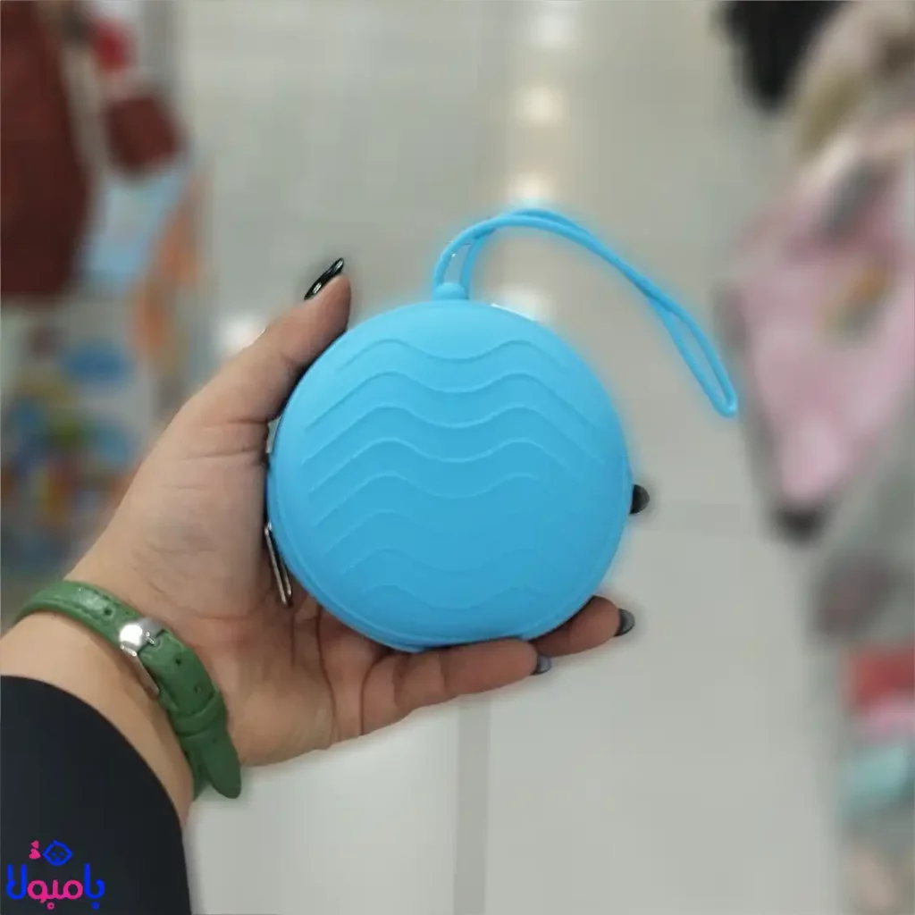 قاب پستانک سیلیکونی زیپدار رنگی