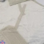 پتو دورپیچ کلاهدار بافت نسکافه ای کارترز 80*80 سانتی متر