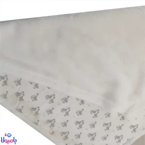 پتو دورپیچ کلاهدار موسلین بی بی لایک 80*78 سانتی متر