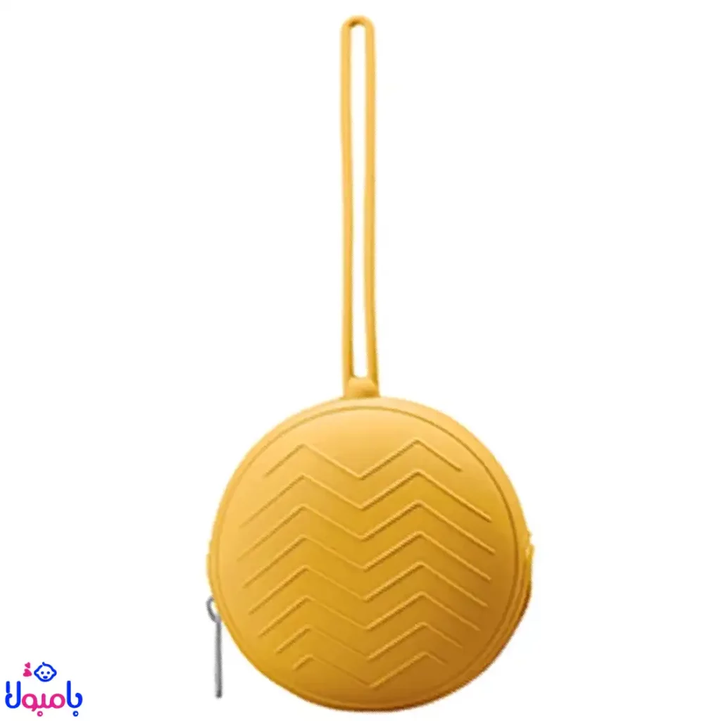قاب پستانک سیلیکونی زیپدار رنگی