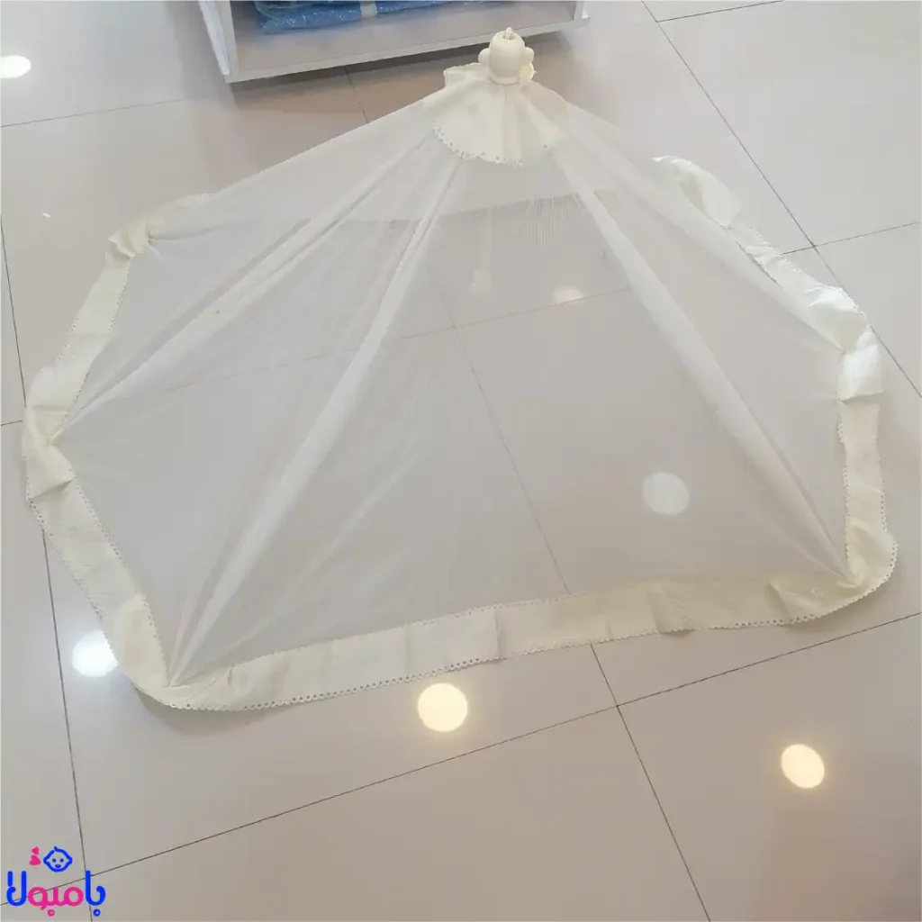 پشه بند چتری نوزاد حریر