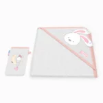 ست حوله 2تکه نوزادی رزبرن طرحDreamer Daisy