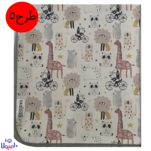 زیر انداز نوزاد طرح حیوانات سایز60*70سانتیمتر