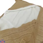 پتو دورپیچ کلاهدار بافت 90x88 سانتیمتر