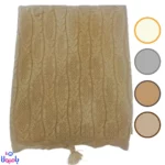 پتو دورپیچ کلاهدار بافت 90x88 سانتیمتر