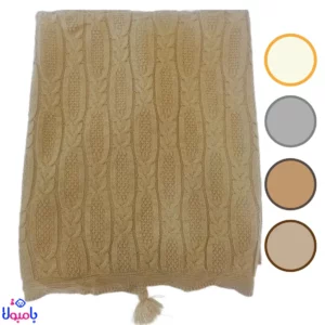 پتو دورپیچ کلاهدار بافت 90x88 سانتی‌متر